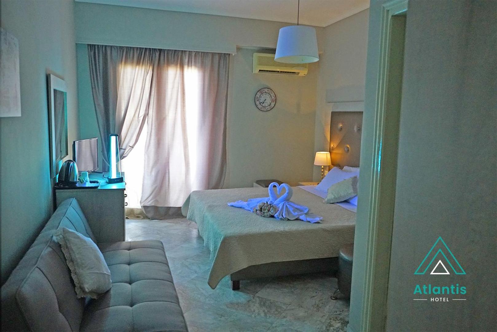 Hotel Atlantis Nea Kallikrateia Rum bild